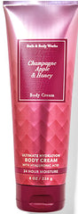 Bath & Body Works Champagne Apple & Honey Ultimate Hydration Body Cream front view showing rich, moisturizing texture.