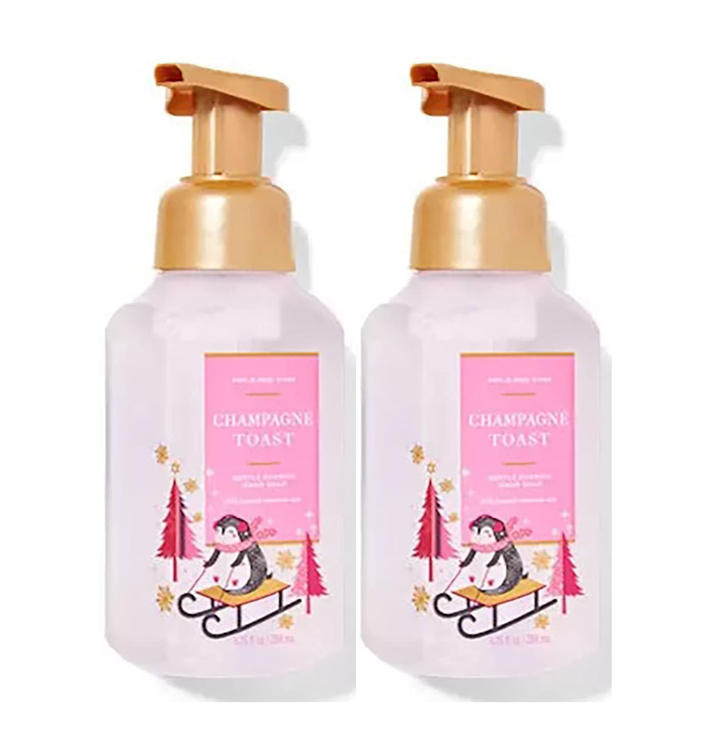 Bath & Body Works Champagne Toast foaming hand soap bottle for daily hand care.