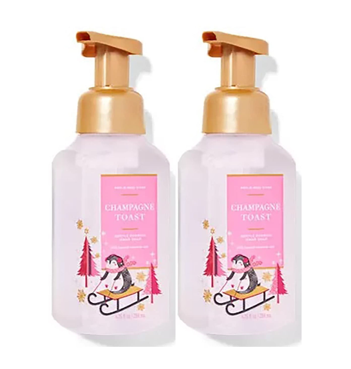 Bath & Body Works Champagne Toast foaming hand soap bottle for daily hand care.