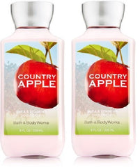 Bath and Body Works Country Apple body lotion bottle front highlights its nourishing blend