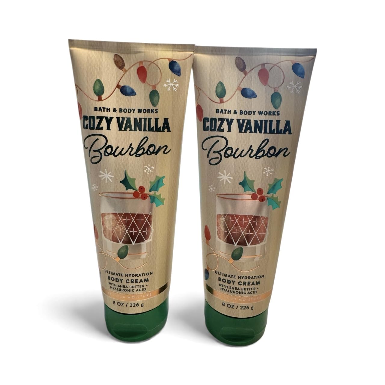 Bath and Body Works Cozy Vanilla Bourbon Body Cream pack — soft hydration for daily pampering.