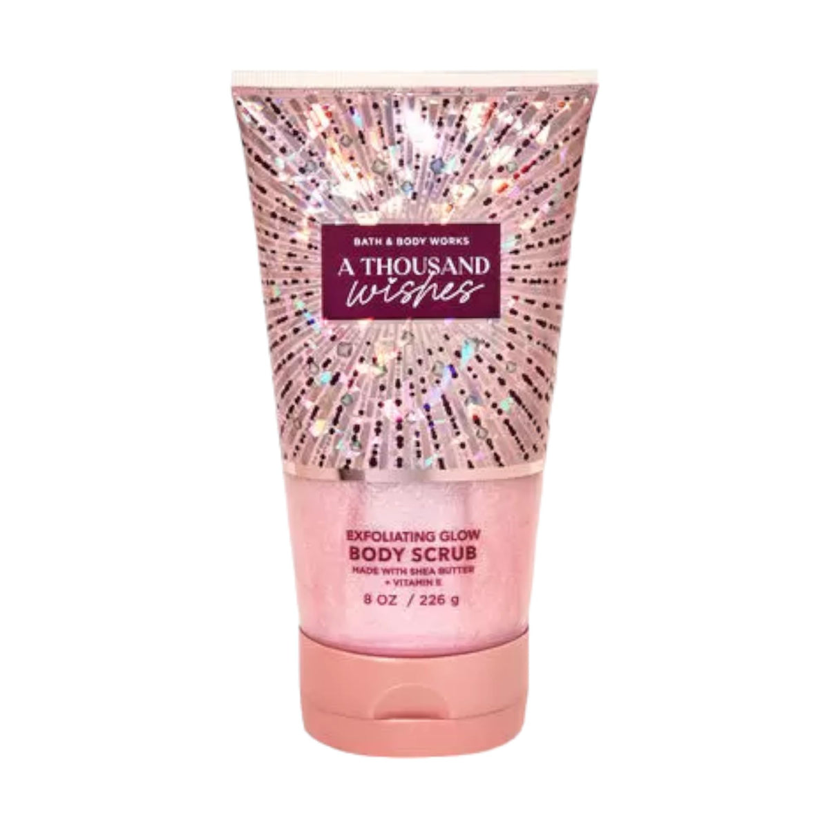Bath & Body Works Creamy Body Scrub bottle with A Thousand Wishes for radiant skin