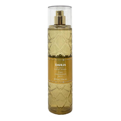 Bath & Body Works Dahlia Fine Fragrance Mist bottle highlights versatile scent layering.