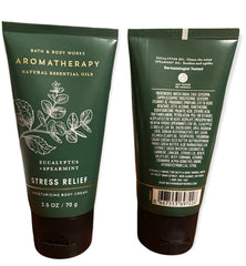 Bath and Body Works stress-relief body cream set image for daily relaxation and moisturized skin.