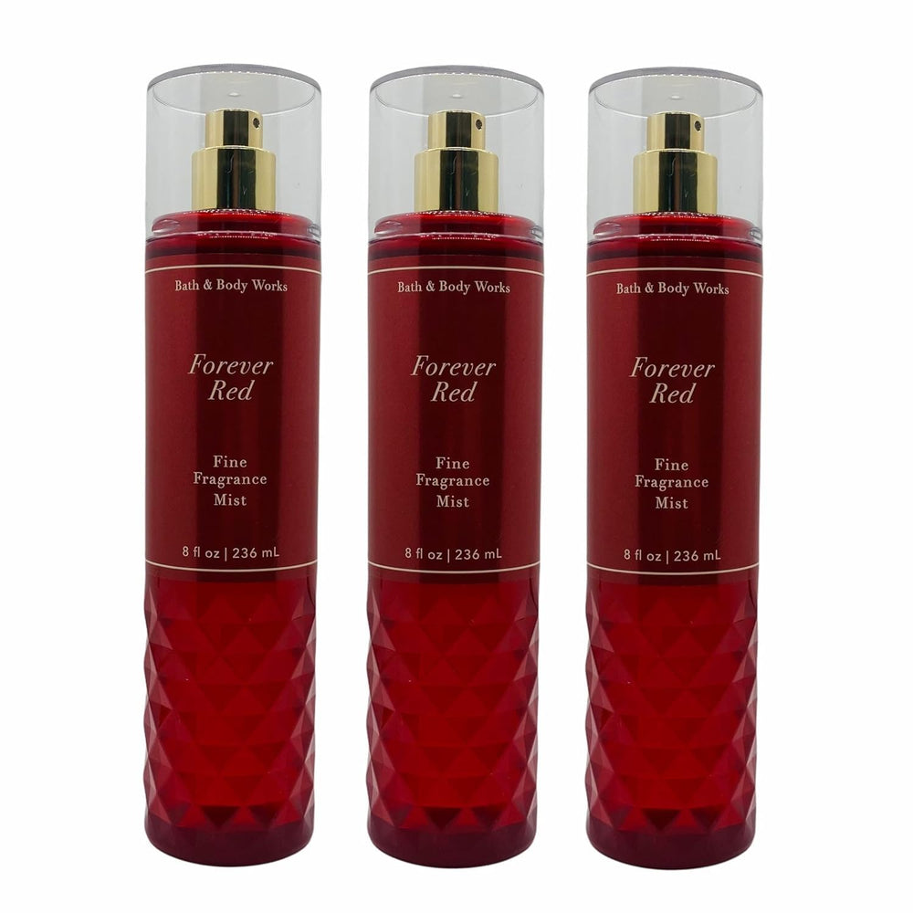 Bath & Body Works Forever Red packaging closeup shows elegant design for gift-worthy presentation