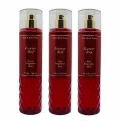 Bath & Body Works Forever Red packaging closeup shows elegant design for gift-worthy presentation