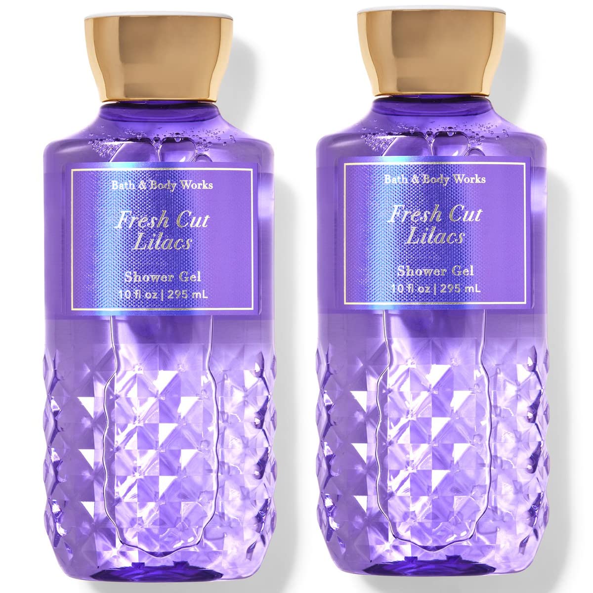 Bath & Body Works Fresh Cut Lilacs 2-pack front view highlighting fresh morning mood