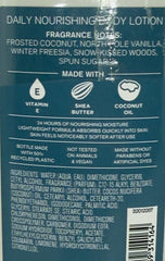 Bath and Body Works Frosted Coconut Snowball 8 oz bottle in pack supports convenient, everyday hydration.
