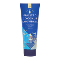 Bath & Body Works Frosted Coconut Snowball Cream front-view jar for daily moisture and creamy texture