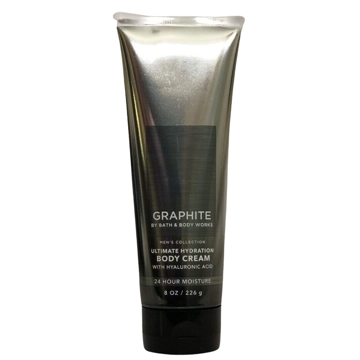 Graphite scent shot highlighting sage, bergamot and leather aroma for daily grooming ritual.