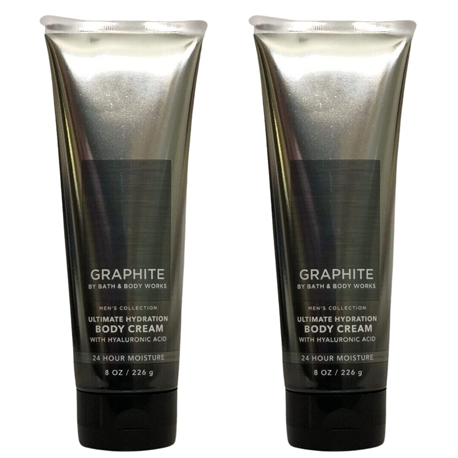 Bath and Body Works Graphite two-pack bottles delivering everyday moisture and soft skin.