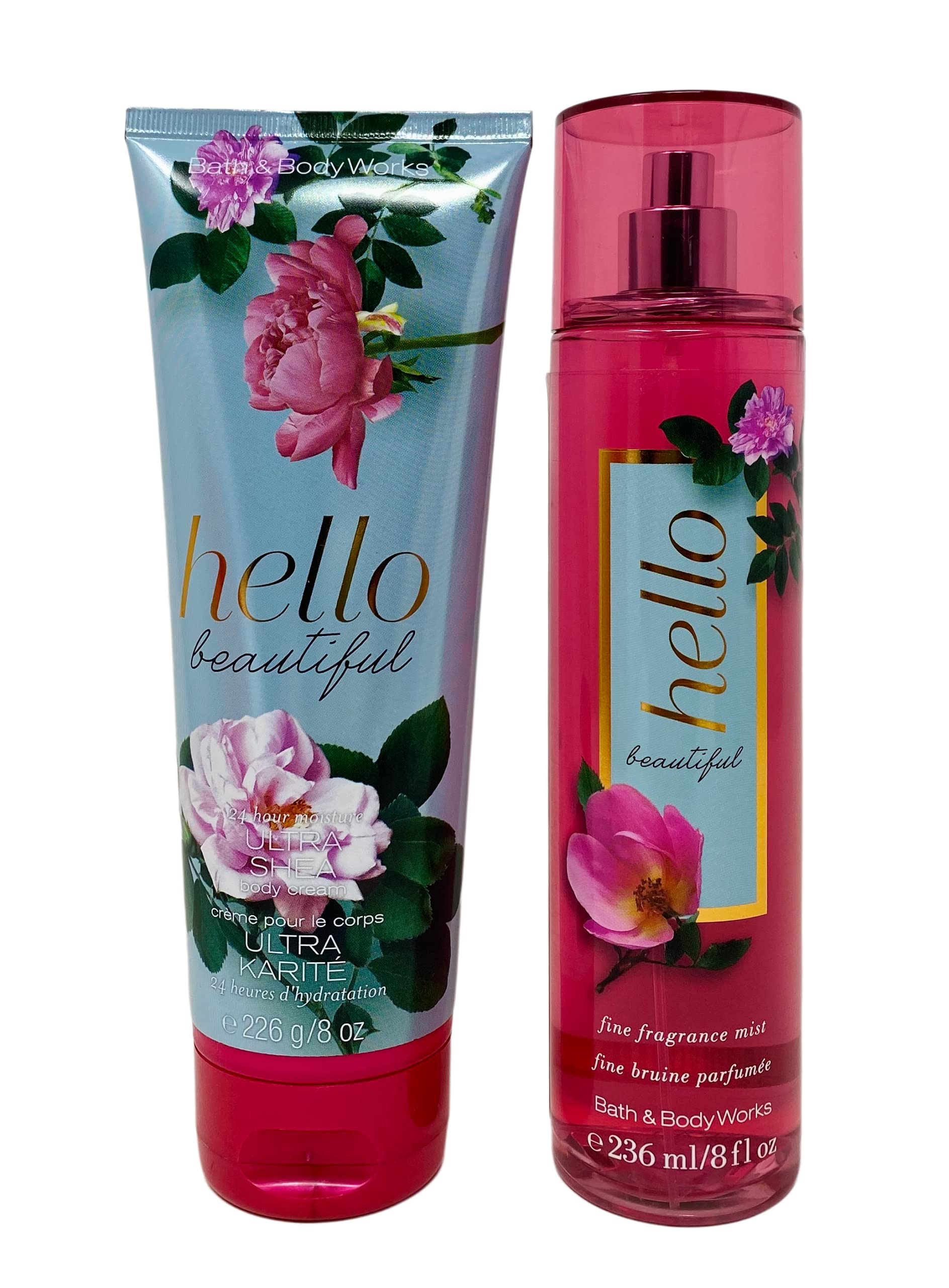 Bath & Body Works Hello Beautiful gift set with mist and cream for daily pampering and scent layering.