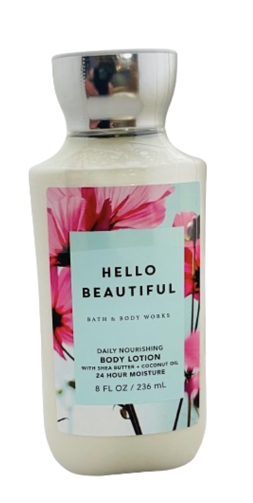 Bath & Body Works Hello Beautiful Lotion 8oz bottle delivers long-lasting moisture for soft skin