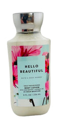 Bath & Body Works Hello Beautiful Lotion 8oz bottle delivers long-lasting moisture for soft skin