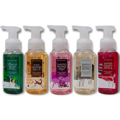 Bath & Body Works Holiday Traditions foaming hand soap set pump bottle for gentle cleansing.