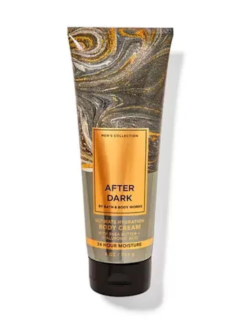 Bath & Body Works Hyaluronic Acid Body Cream After Dark bottle delivering quick absorption