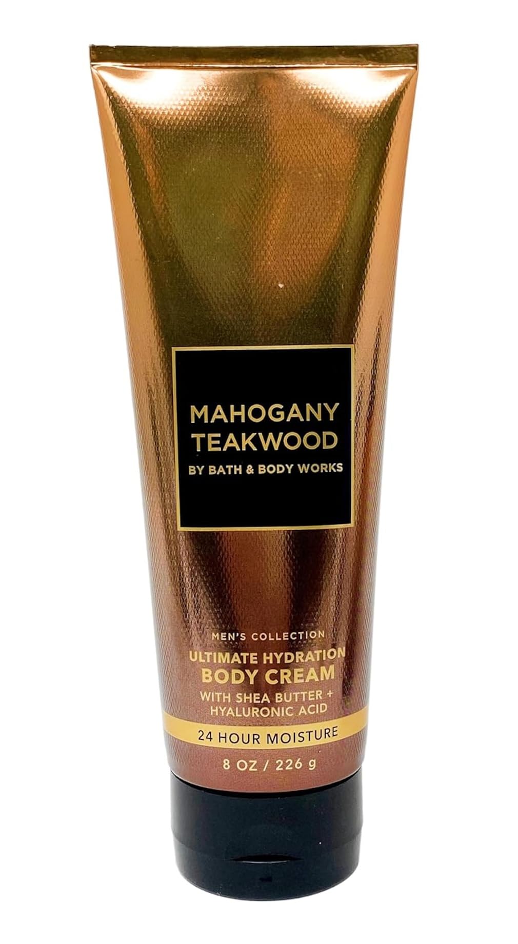 Bath & Body Works Hyaluronic Acid Body Cream in Mahogany Teakwood for deep hydration and fast absorption.