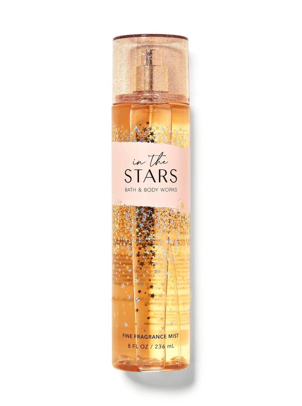 Bath & Body Works In The Stars fragrance mist on skin for a soft lasting glow.