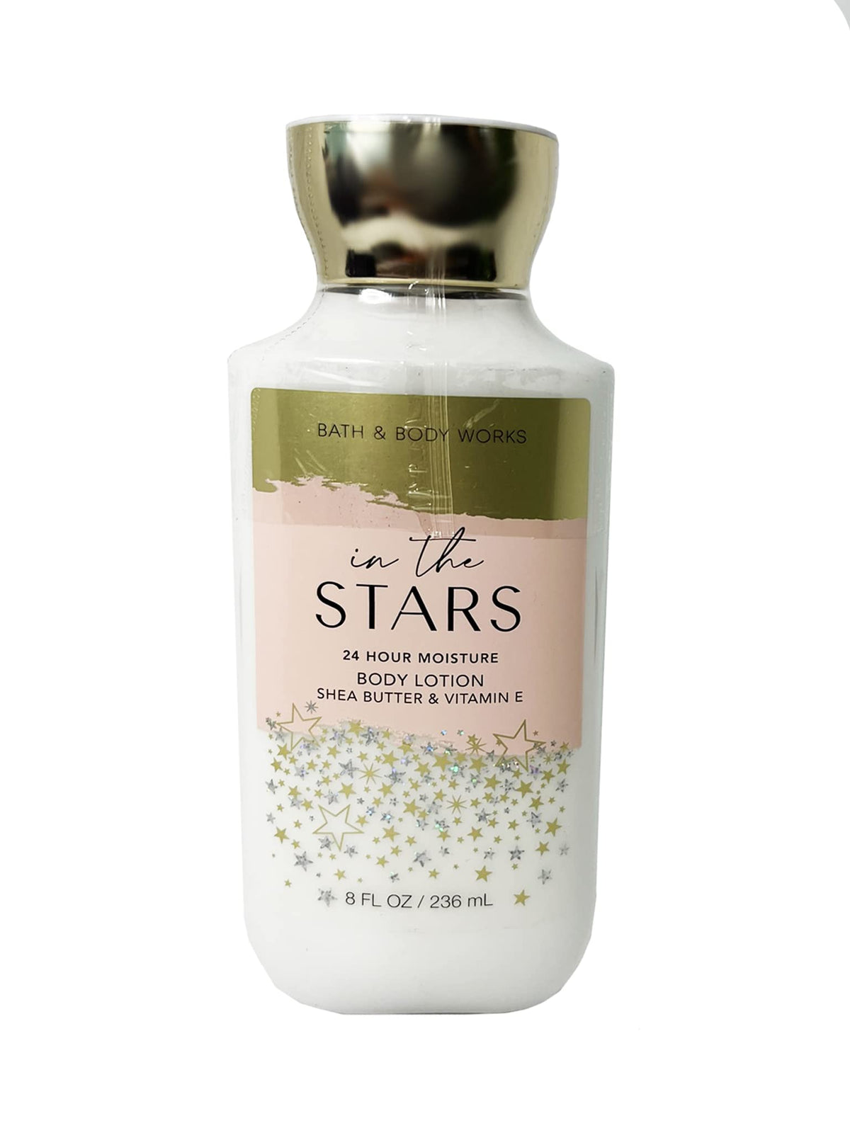 Bath & Body Works In The Stars bottle for daily moisturization.