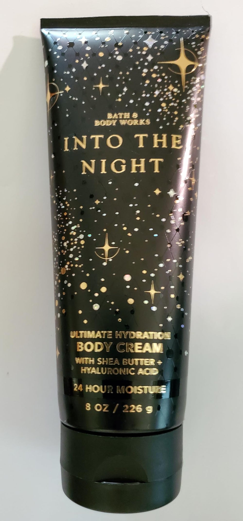 Bath & Body Works Into the Night packaging variation image shows two 8-ounce tubs.