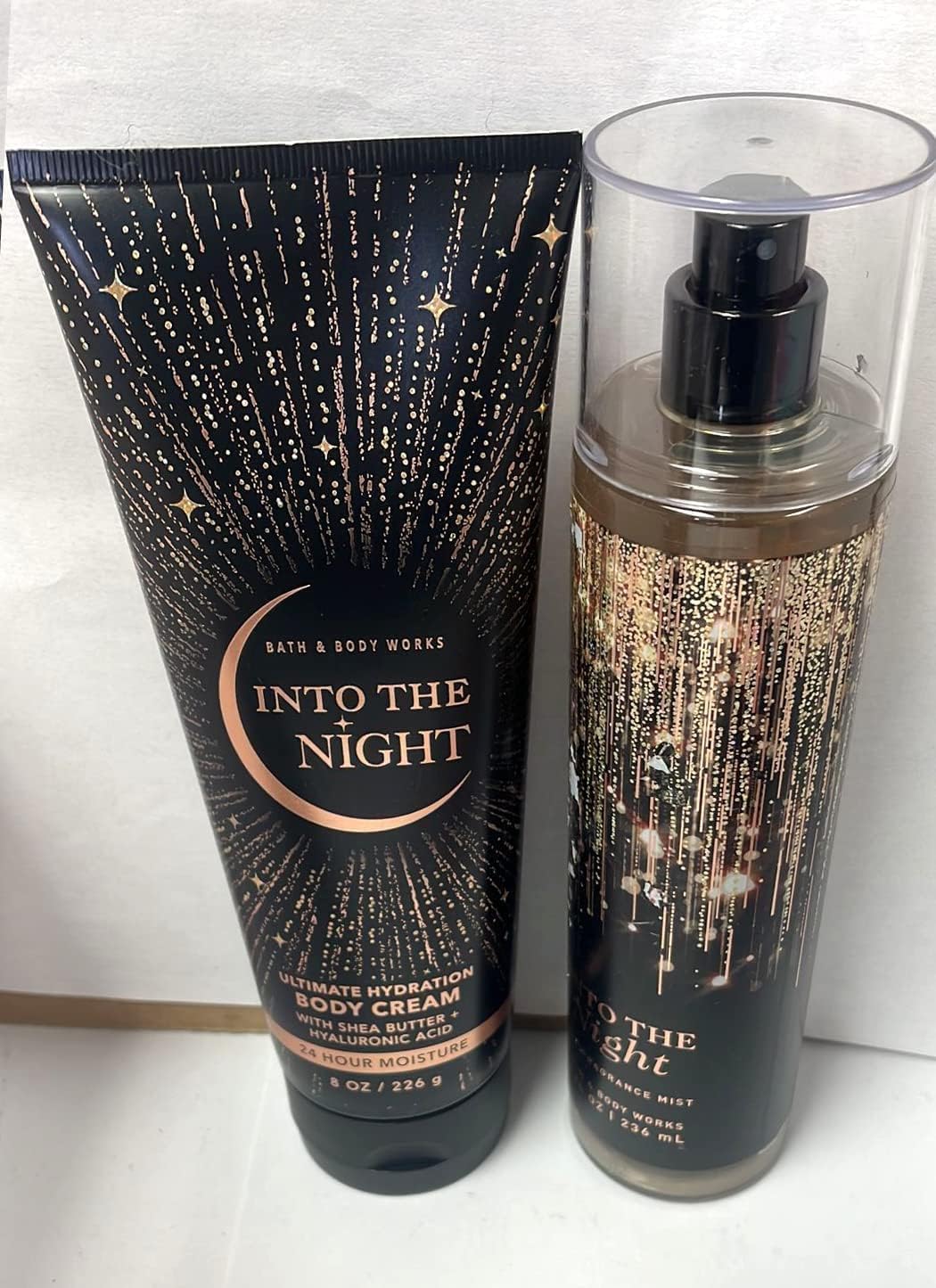 Bath & Body Works Into the Night Ultra Shea body cream jar delivers comforting hydration and scent.