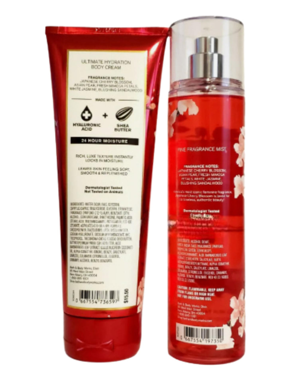 Bath & Body Works Japanese Cherry Blossom fragrance mist spray for refresh