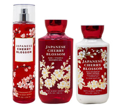 Bath & Body Works Japanese Cherry Blossom shower gel bottle for daily cleansing and long-lasting scent