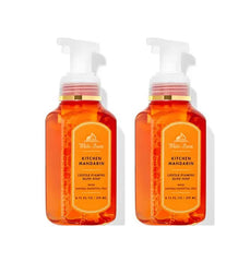 Bath & Body Works Kitchen Mandarin hand soap 2-pack for refreshing, gentle foaming cleansing.
