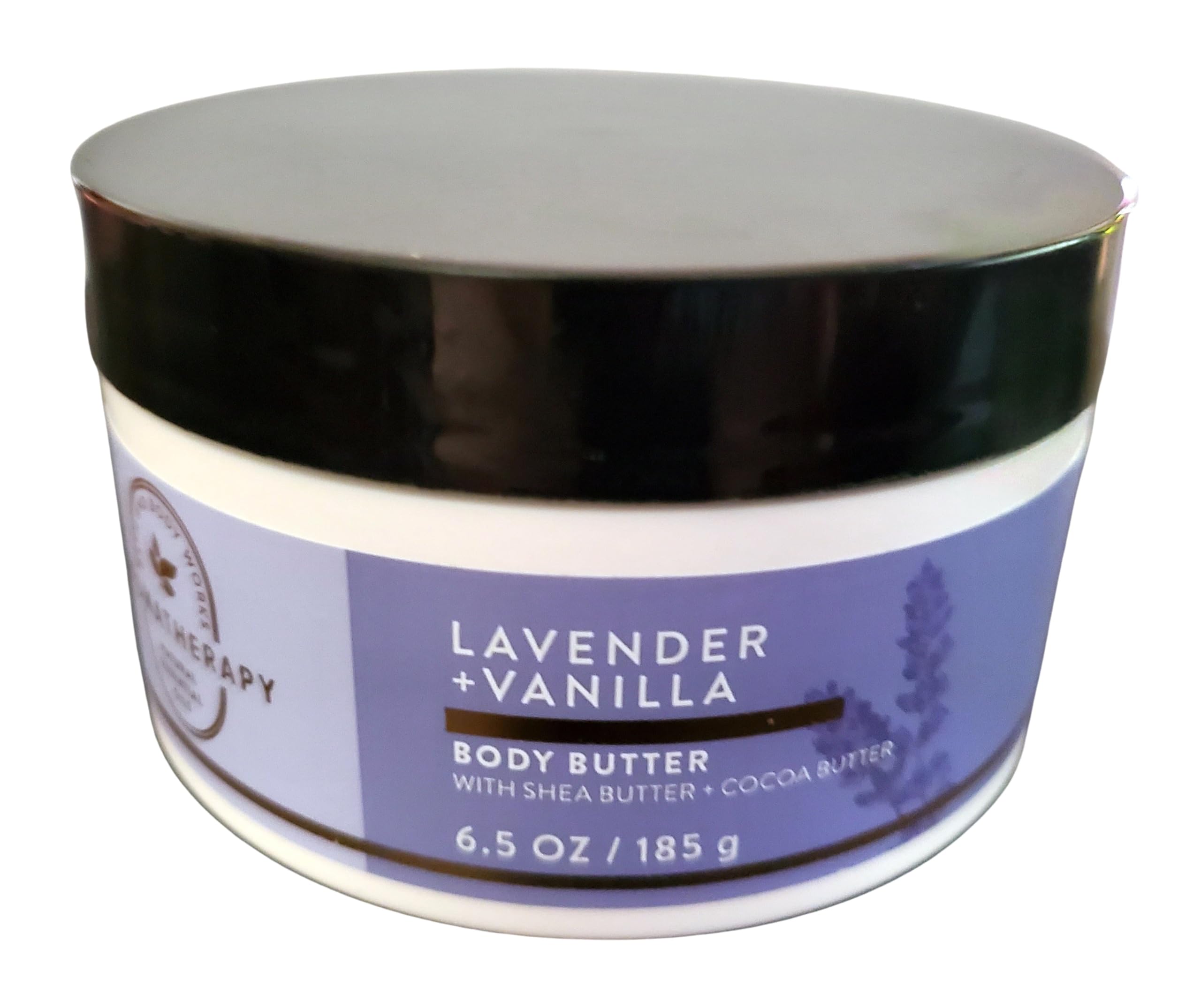 Bath and Body Works Lavender Vanilla packaging display highlighting paraben-free quality