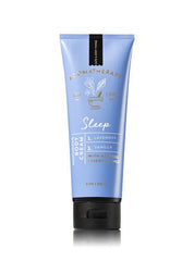 Bath & Body Works Lavender Vanilla Sleep body-cream-jar conveys moisturizing comfort for relaxed evenings.