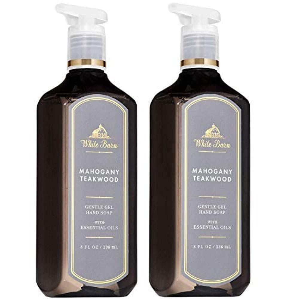 Bath & Body Works Mahogany Teakwood hand soap 2-pack foaming lather for daily use