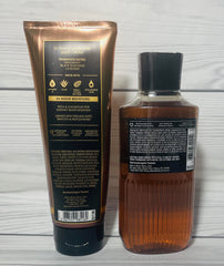 Bath & Body Works Mahogany Teakwood packaging variation showcased on shelf