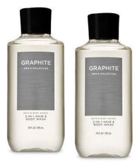 Bath & Body Works Men 3-in-1 wash graphite bottle for versatile grooming and refreshing clean