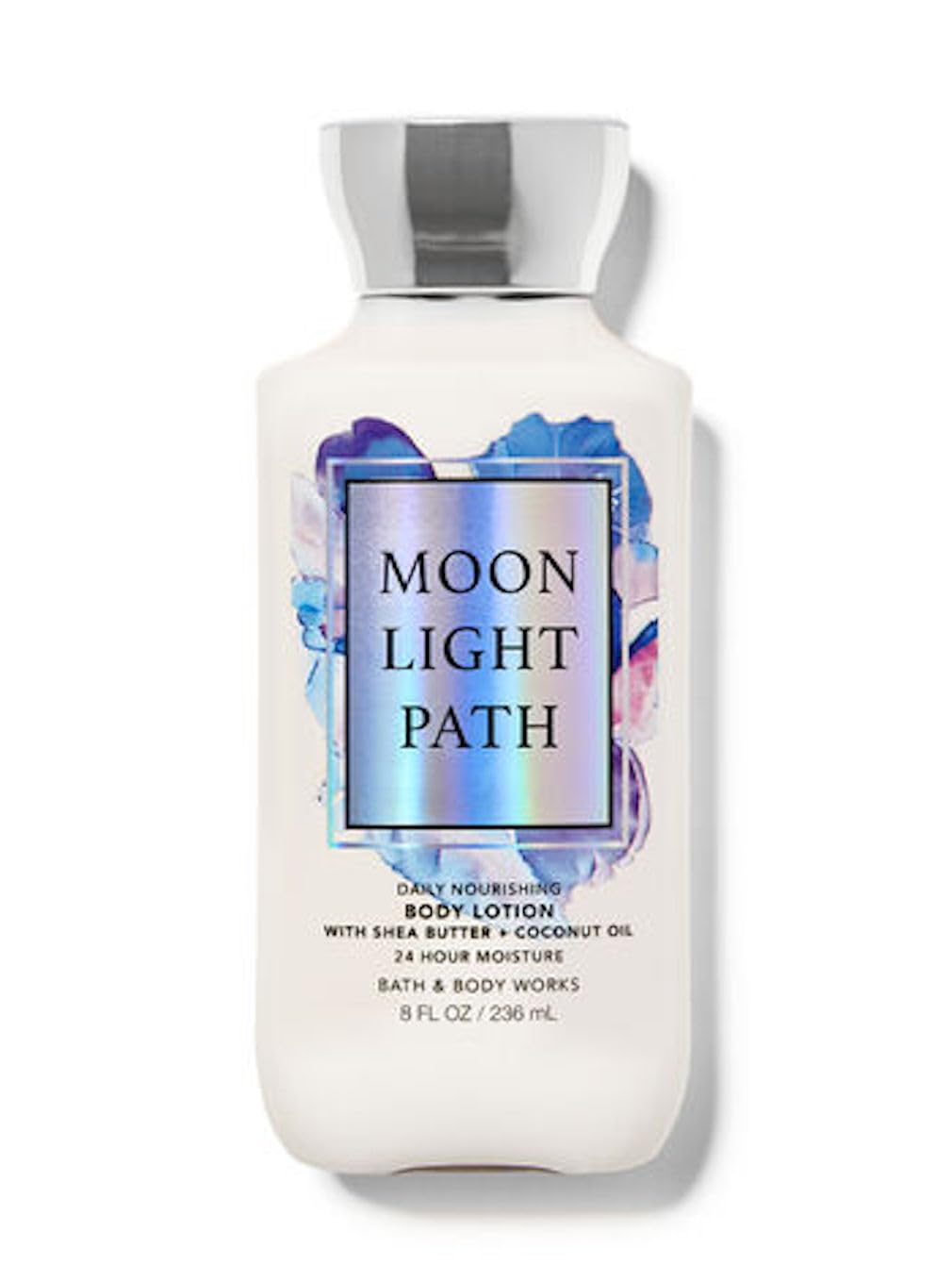 Bath & Body Works Moonlight Path 8oz lotion bottle for lasting moisture and calming scent