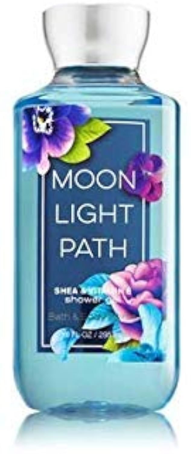 Bath & Body Works Moonlight Path shower gel bottle front with lush floral scent.