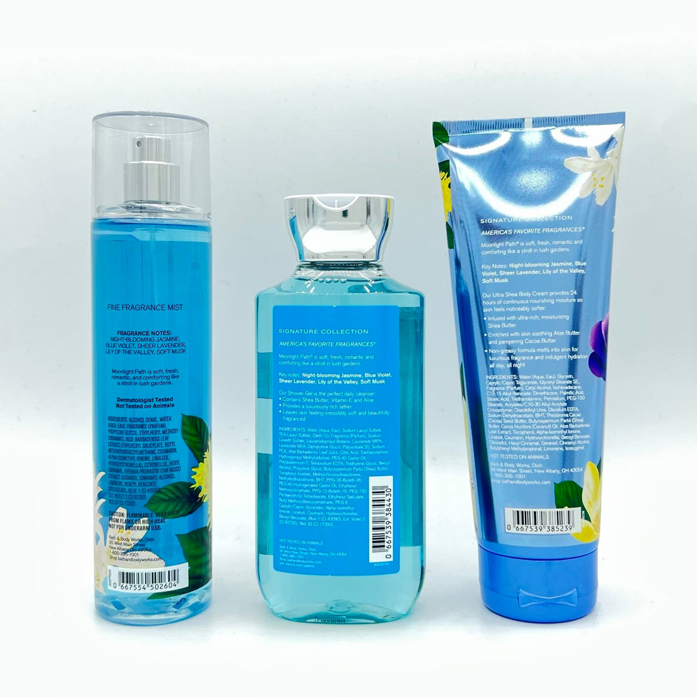Bath & Body Works Moonlight Path Ultra Shea Body Cream 8 oz moisturizing daily routine.