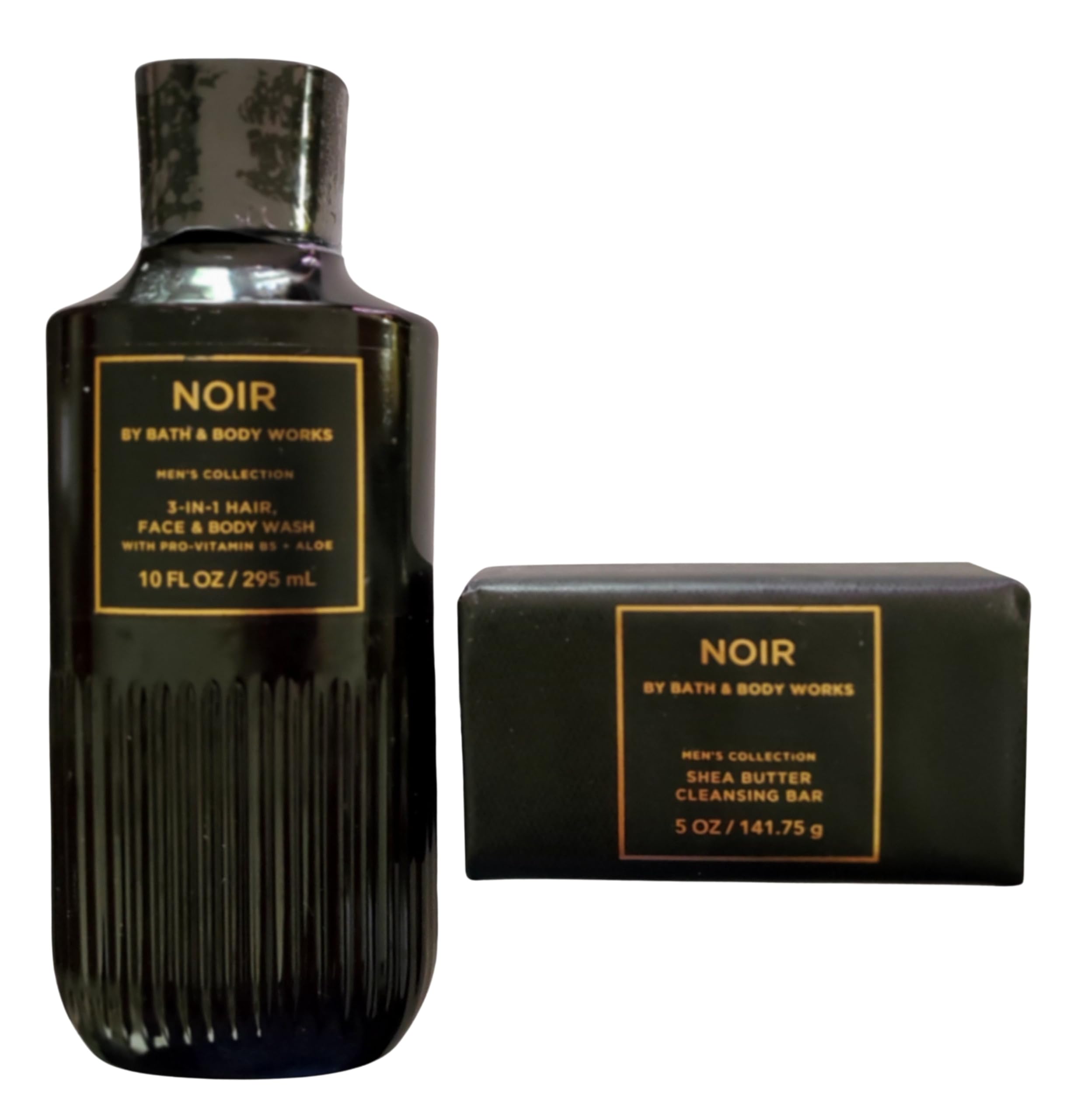 Bath and Body Works Noir bottle art closeup for an evening ritual.