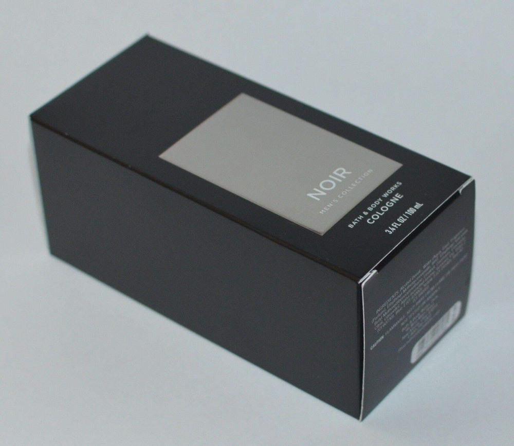 Bath and Body Works Noir packaging new design with premium masculine presentation