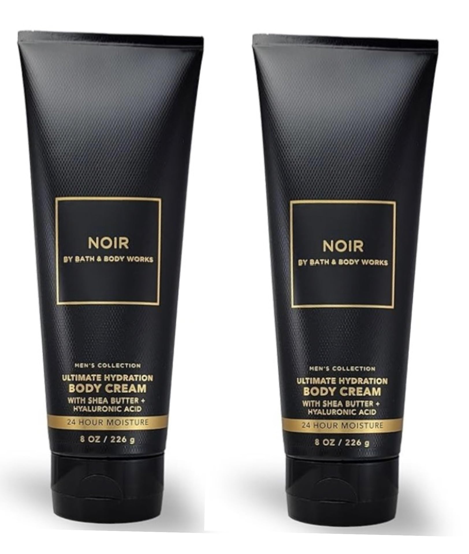 Bath & Body Works Noir Ultimate Hydration Cream bottle delivers lasting moisture.