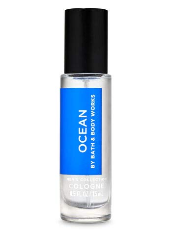 Bath & Body Works Ocean Cologne mini packaging close-up highlighting long-lasting fragrance