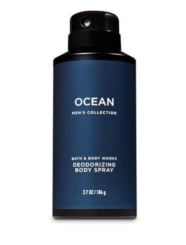 Bath & Body Works Ocean deodorizing spray packaging, ideal for gym refresh and all-day scent.