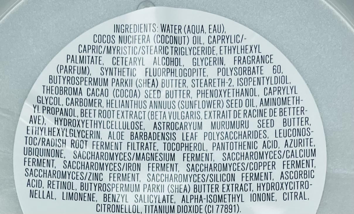 Bath & Body Works Platinum Whipped Body Butter fragrance note swatch — cardamom, vanilla and woods fragrance.
