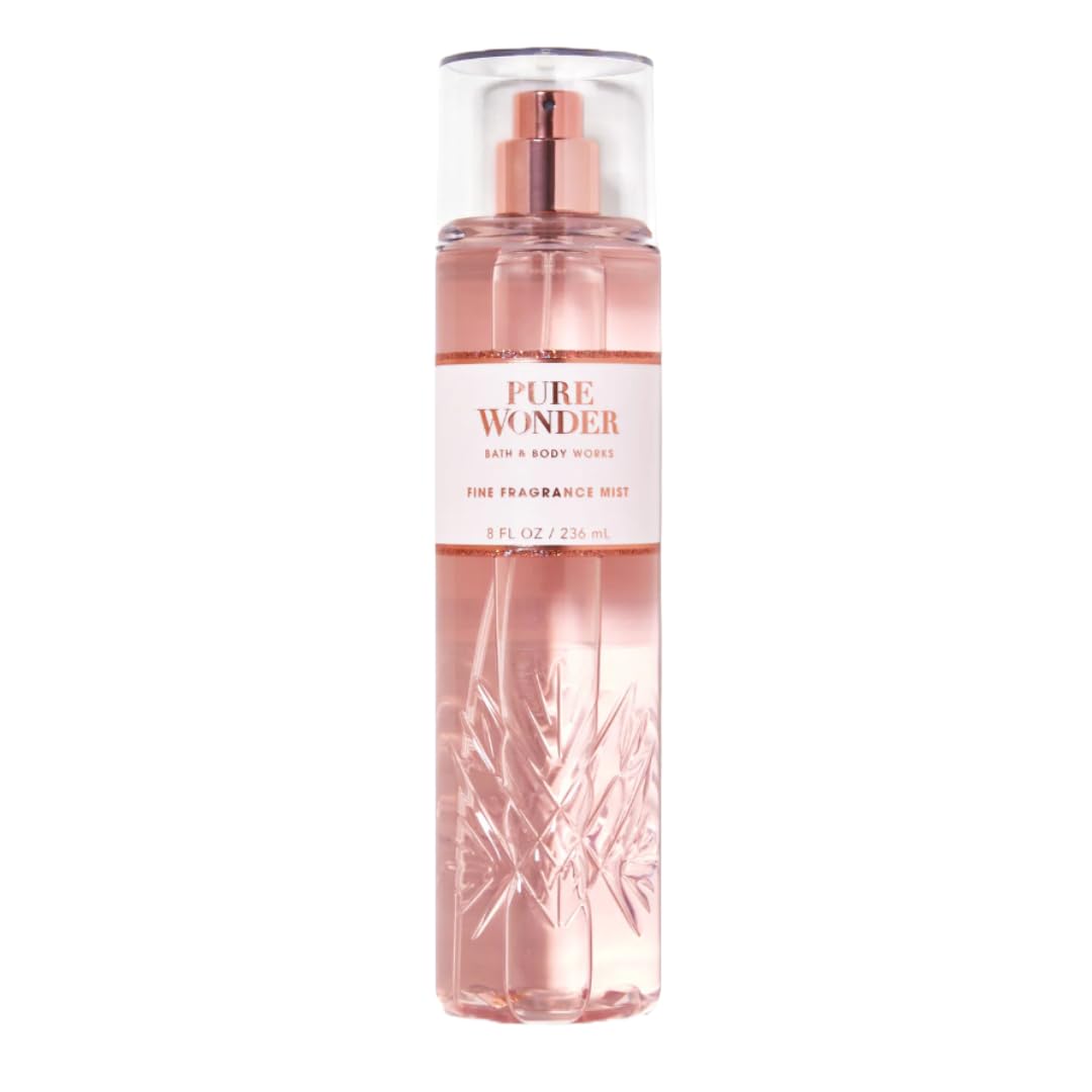 Bath and Body Works Pure Wonder note iced rose for refreshing scent.