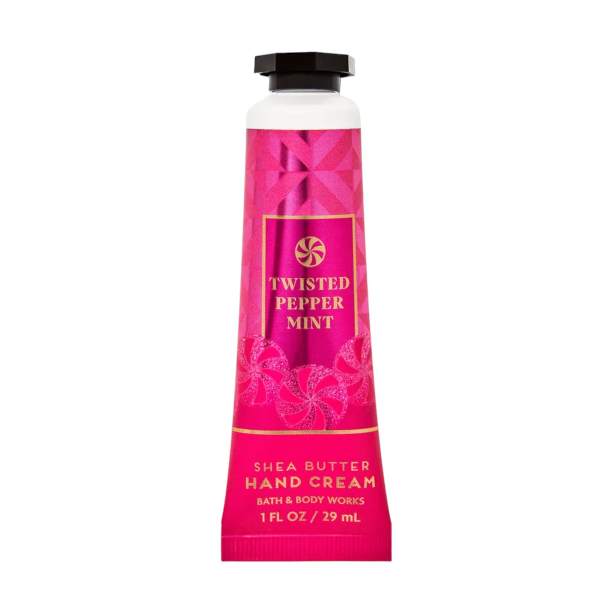 Bath & Body Works Shea Butter Hand Cream Twisted Peppermint on-the-go hydration.