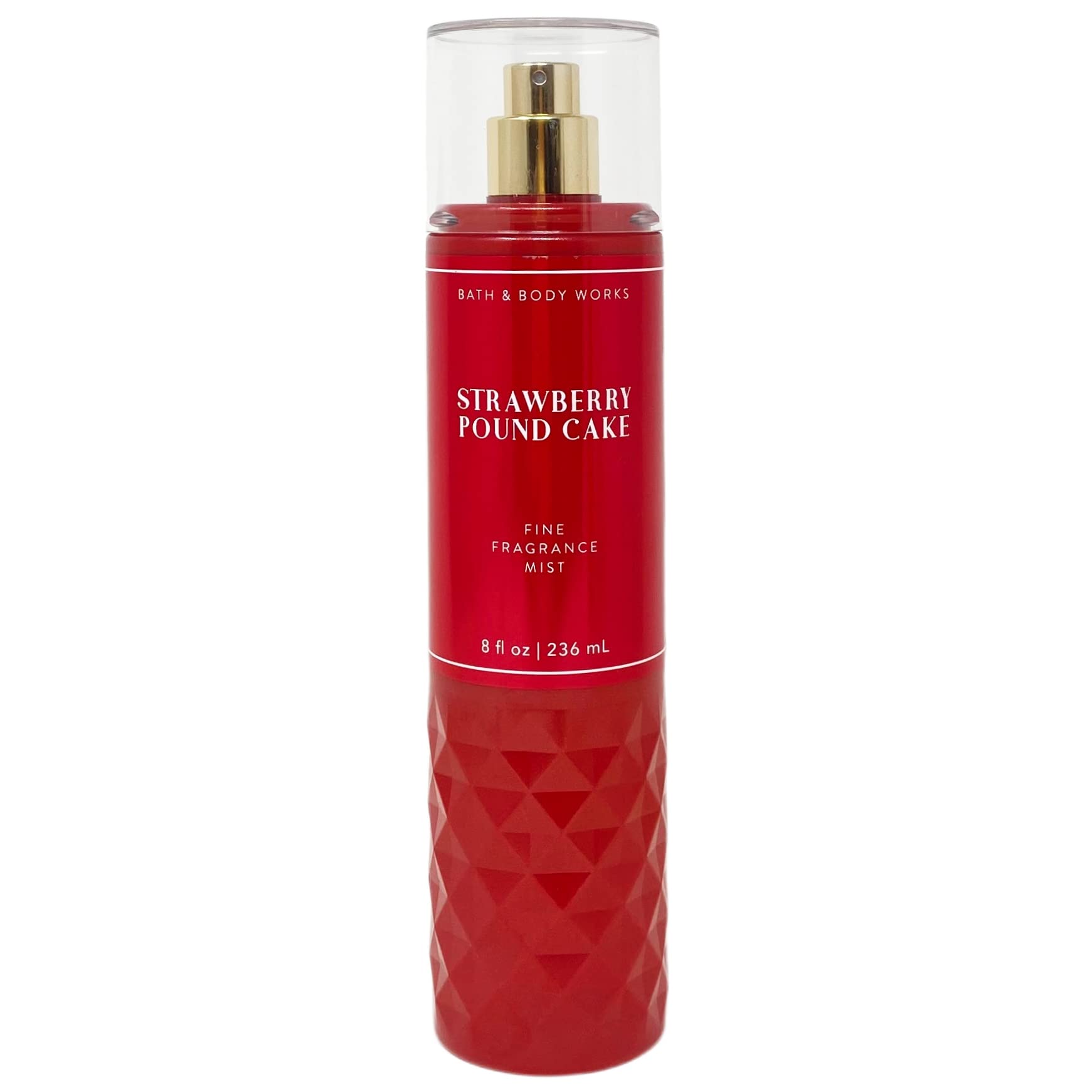 Bath & Body Works Strawberry Pound Cake fine fragrance mist bottle for a quick refresh.