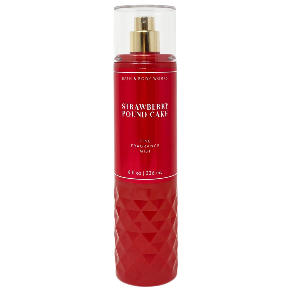 Bath & Body Works Strawberry Pound Cake fine fragrance mist bottle for a quick refresh.