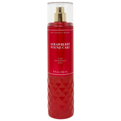 Bath & Body Works Strawberry Pound Cake fine fragrance mist bottle for a quick refresh.