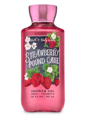 Bath and Body Works Strawberry Pound Cake fragrance mist bottle provides lingering aroma for everyday wear.