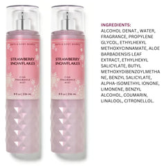 Bath & Body Works Strawberry Snowflakes gift-set packaging ready for gifting