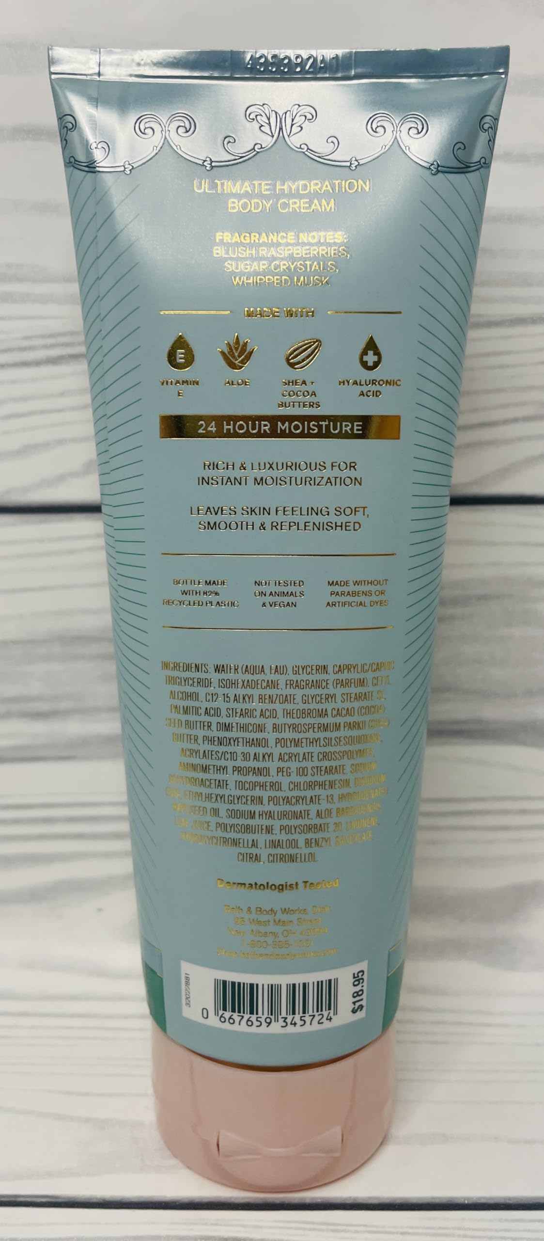 Bath & Body Works Sweetest Song pack shot emphasizes value pack of two hydrating creams.